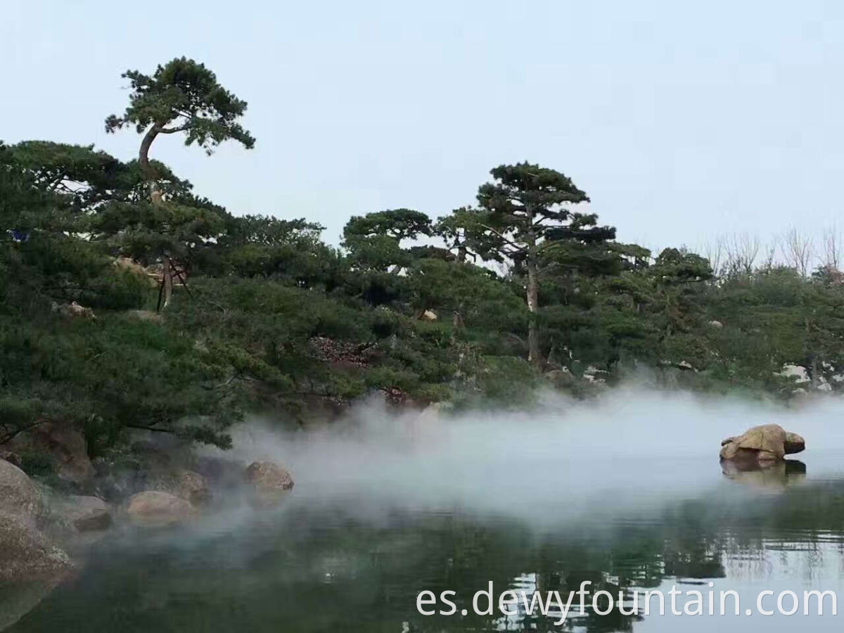 Equipo de fuente de agua al aire libre Decoración de humo de niebla artificial DW-84